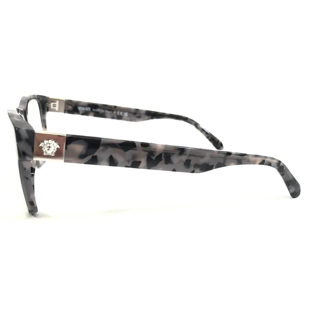 Versace Eyeglasses Frames MOD.3380 5546 Tortoise Rectangle Full Rim 56-17-145